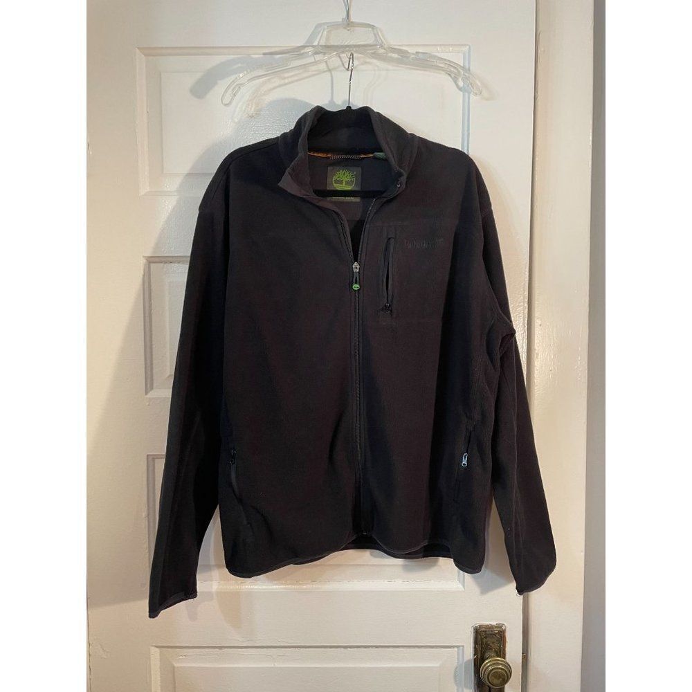 Timberland‎ Full Zip Black Fleece Size XL